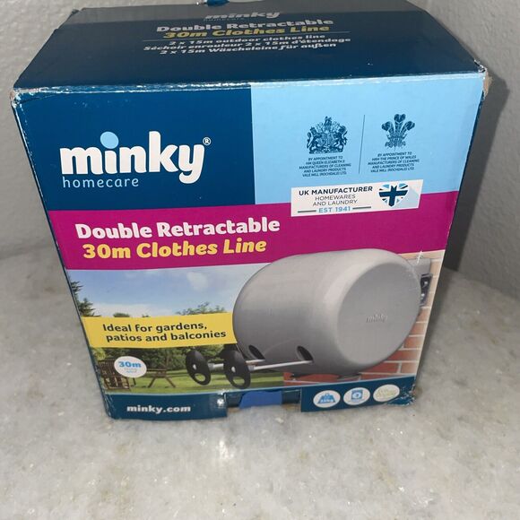 Minky Retractable Adjustable Compact Clothes Washing Drying Double Line - 30m - Picture 3 of 4